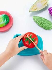 Fruits Vegetables Toy Kitchen Fruits Playing Food Toy Play Food Cutting 11pcs - Vegetables 11 Pcs - View 7
