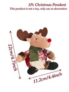 1 件圣诞毛绒雪花网格装饰、圣诞树装饰、圣诞家居装饰、圣诞树装饰娃娃、圣诞礼物、派对礼物、圣诞快乐、新年快乐、万圣节、万圣节装饰 - 彩色 - 查看 9