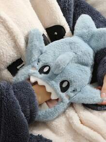 1pc Cute Plush Hot Water Bottle, Thick Anti-Explosion PVC Heating Pad, Random Color (Blue Or Pink) - Multicolor - View 8
