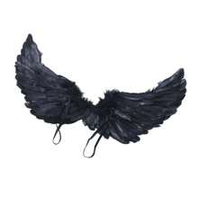 Adult Angel Wings Deluxe Feather Wings With Elastic Straps Halloween Costume Accessory For Men Women