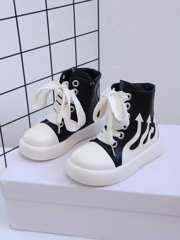 Classic Fashionable And Cute Versatile New Girls / Kids / Unisex Boots, Ultra-Light Soft Sole, Wear-Resistant Non-Slip Korean Version Waterproof Leather Mid-Calf Boots, Fashionable Casual Shoes