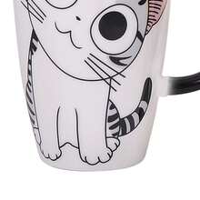 Taza Para Café Lindo Gato Gatito Chi De Cerámica Con Tapa - Multicolor - Ver 7