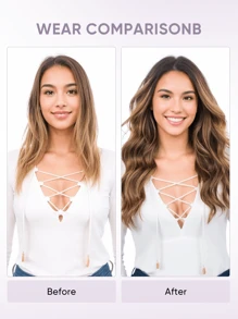 20pcs Tape-In Hair Extensions, Real Human Hair, 14-22 Inches, Invisible Double-Sided Tape-In Hair Extensions, Straight Hair, Suitable For Party, Halloween Costumes - S4 - View 11