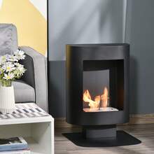 HOMCOM Fireplaces - Black - View 1