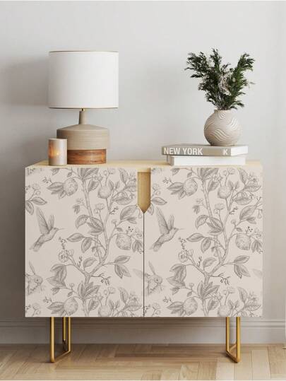 Hummingbird Lemon Tree Peel Stick Wallpaper 44.96cm 6.5/9.8' Removable, Waterproof Vinyl Mural Elegante Home view 9