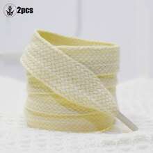 1 对宽 2 厘米扁平鞋带，适合休闲运动鞋 - #4673米黃 - 查看 6