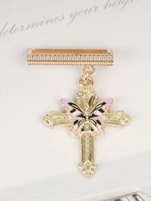 1 件全新卡通设计蝴蝶十字表带饰物装饰环，兼容 Apple 表带配件，兼容 Galaxy 表带系列饰物装饰 - 彩色 - 查看 10