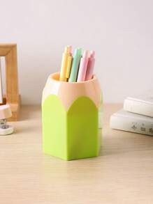 1 hộp đựng bút chì hình bút chì sáng tạo, hộp đựng dung tích lớn, cốc đựng bút để bàn dễ thương, giá đựng cọ trang điểm, giá đựng văn phòng phẩm hoạt hình nhiều màu sắc, thích hợp cho trường học, văn phòng, trang trí nhà cửa, quà tặng cho bạn bè, phụ kiện bàn làm việc văn phòng phẩm mùa tựu trường, đồ dùng văn phòng, giá đựng bút, phụ kiện văn phòng phẩm - Nhiều màu - Xem 18