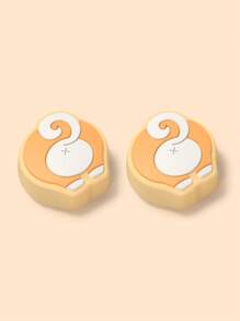 2 个视频游戏操纵杆帽，兼容 Switch NS 扩展电池版/Switch OLED/Switch Lite 硅胶模拟摇杆拇指握把套、JoyCon 控制器按钮帽，与 Switch 游戏玩家兼容的最佳礼物 - 彩色 - 查看 10