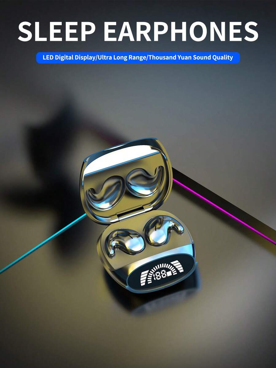 Auriculares inalámbricos para dormir, ultra delgados e invisibles