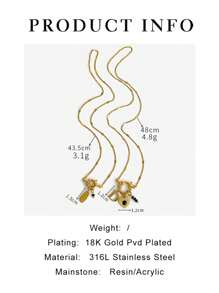 Monlansher 1 件不锈钢扁平蛇链项链，带字母、心形和锚饰物，26 个字母，时尚多层吊坠项链，适合女士情人节、妈妈、母亲、母亲节、礼物