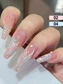 XEIJAYI 6pcs Shell Pearlescent Gel Nail Polish, Semi-Permanent & Soak Off, Led Art Tools For Home & Manicure Salon Use, Women Gift For Home Salon - Nhiều màu - Xem 3
