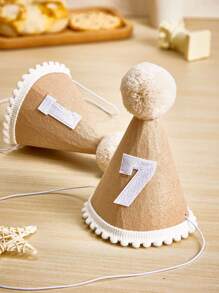 1pc Custom Boys Girls Birthday Number Hat, Personalized Kids Mini Number Hats, Custom Headband Birthday Party Decoration, Custom Adult Anniversary Hats, Personalized Cake Smash Party Hat, Custom Party Supplies, Celebration Decoration, Birthdays, Idea Gift For Valentine's Day, Or Anniversaries, Wedding Gift, Couples Gift, Holiday Gifts Back To School Winter Gift Ideas Boy Girl Valentine's Day