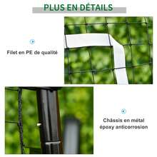 Filet de rebond de football - Noir - Voir 6