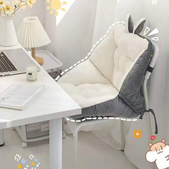 Ultra-Comfortable Semi-Enclosed Seat Cushion - Back & Seat Cushions For Ultimate Support And Relaxation - 2 Sizes Available, 15.7''*17.7''*15.7'', Thickened Pad For Student Dormitory Office Backrest Chair, School & Office Supplies