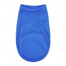 Áo thun quần áo cho chó được cá nhân hóa, Áo thun mềm mại cho chó được tùy chỉnh, Áo vest cho thú cưng nhiều màu sắc, Đồ dùng cho thú cưng được cá nhân hóa - Món quà tuyệt vời cho thú cưng của bạn - Màu xanh lam - Xem 14