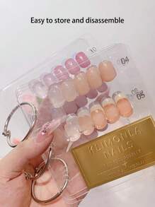 klimonla Nagelkunst Ausstellungsständer, Musterherstellung, Ausstellungstafel, Farbpalette, Fertigprodukt-Stil, Muster, Farbkarten-Displaykarte - Transparent - Übersicht 5