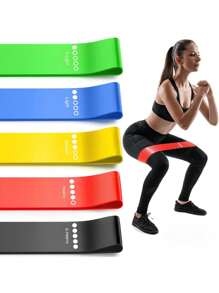 5pcs Yoga Workout Resistance Band - Multicolor - View 3