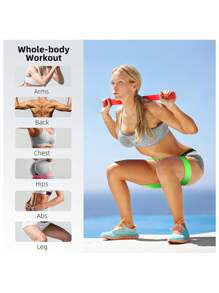 5pcs Yoga Workout Resistance Band - Multicolor - View 8