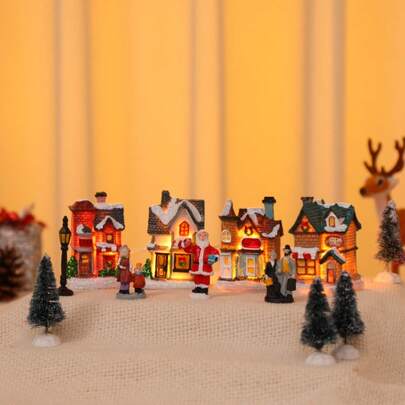 10pcs/Set Santa Claus Ornaments, Family's Gift Decor Home Decor Christmas Decorations Room Decor Christmas Winter Christmas Decorations Home Christmas Gifts Christmas Decor