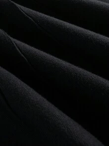 GIGOGOU 厚秋冬保暖针织女毛衣裙 - 黑色 - 查看 6