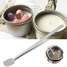 5pcs/Set Stainless Steel Candle Wax Mixing Spoons - 6.69 Inch Long Handle, Convenient For Melting And Making Candle Wax Molds