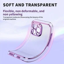 1 件磁性电镀防震防滑防刮折叠支架手机壳兼容 Iphone 16、Samsung、Redmi、Mi、OPPO、VIVO、MOTO、HW、Honor - 紫色 - 查看 2