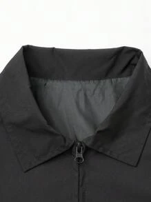 Men's Skull Print Casual Rave Jacket, Lightweight Spring Autumn Zipper Outerwear, Long Sleeve Bomber Jacket