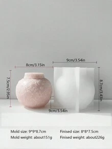 1pc Unique Bead Shaped Silicone Candle Mold DIY Christmas Decoration, Snowflake, Reindeer, Flower Ball Candle Making - Perfect For Home DIY Shops, Christmas Parties, DIY Supplies, And Christmas Accessories