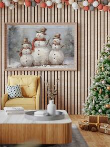 圣诞主题装饰肖像画，无框，墙壁深色肖像画布，客厅卧室艺术挂画，墙壁海报，家居装饰 11.8 英寸 X 17.7 英寸 / 15.7 英寸 X 23.6 英寸 - 彩色 - 查看 8