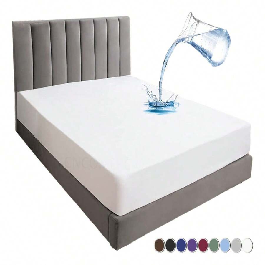 Protector De Colchón Impermeable Transpirable Tamaño Matrimonial