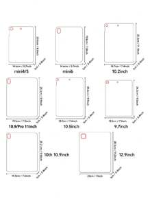 1 件咖啡杯和书本图案平板电脑保护套,防震,笔槽,睡眠/唤醒支持,兼容三星和 iPad - 彩色 - 查看 8