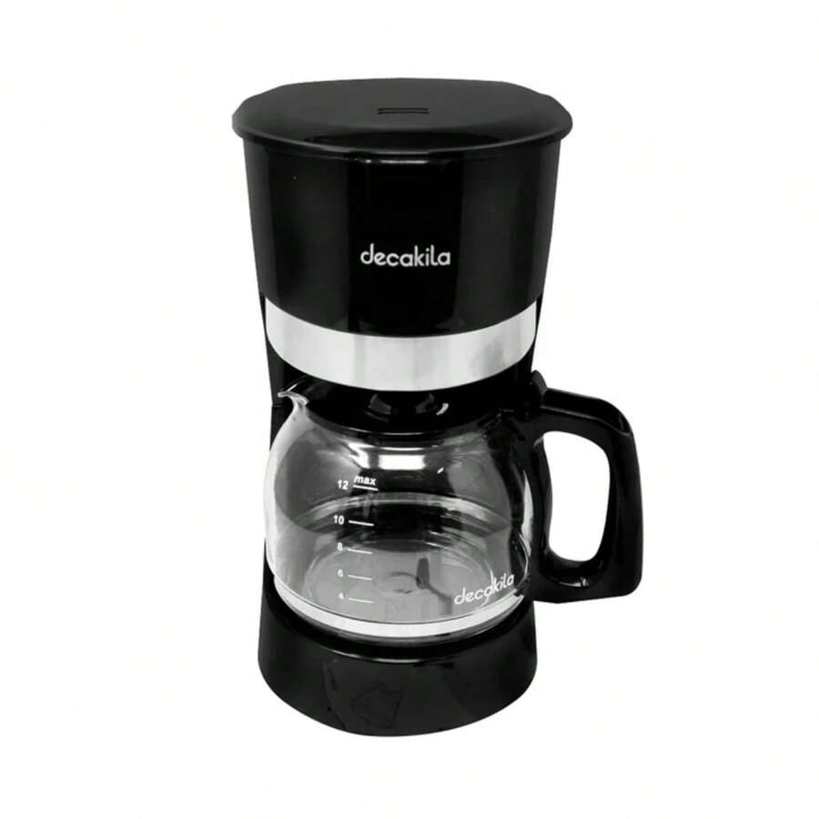 Cafetera 12 Tazas Filtro Permanente Negra - Negro - Ver 1