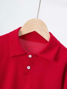 Camisa de polo de manga larga para niña, camiseta informal de manga larga, primavera otoño