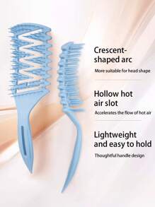 Cepillo definidor de rizos 1/2/3 piezas, cepillo para cabello rizado, cepillo con púas para definir y dar forma a los rizos, con peine y garras de limpieza, cepillo desenredante hueco para dar forma y definir los rizos de mujeres y hombres con menos tirones y separación de rizos, empaquetado como regalo para el Día de la Madre, amigos/familiares, novia, accesorios para el cabello, herramientas para el cabello, productos y accesorios para el cabello para peluquería, salón de belleza, viajes esenciales, vuelta al colegio, accesorios para el cabello para mujeres