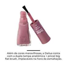 Kit Esmalte Dailus 4 Cores Tons de Rosa Cremoso Festa Junina