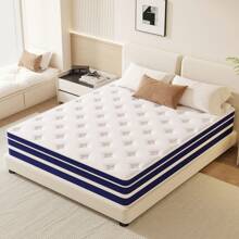 12-Inch King Queen Full Twin Size Mattress,Memory Foam And Innerspring Hybrid Mattresses Bed In A Box,Cama Queen,Medium(Not Too Plush Or Firm) ,10Inch/14Inch Thickness,Euro Top Cooling Technology Edge Support Low Motion Transfer Breathable Construction Pocket Coil CertiPUR-US
