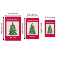 1 件圣诞市场印刷品帆布画圣诞壁画，花卉市场圣诞壁画圣诞装饰品圣诞节节日装饰，无框 - 彩色 - 查看 9