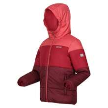 Regatta Childrens/Kids Lofthouse VII Terrain Print Padded Jacket (Mineral Red/Rumba Red) - Red - View 3