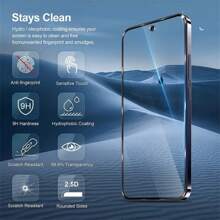 CSDZ 3 件装钢化玻璃手机屏幕保护膜适用于三星 - 無色 - 查看 2