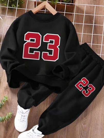 Conjunto de 2 peças para menino, moletom com capuz e calça esportiva com estampa de desenho animado, moda urbana da moda para primavera/outono