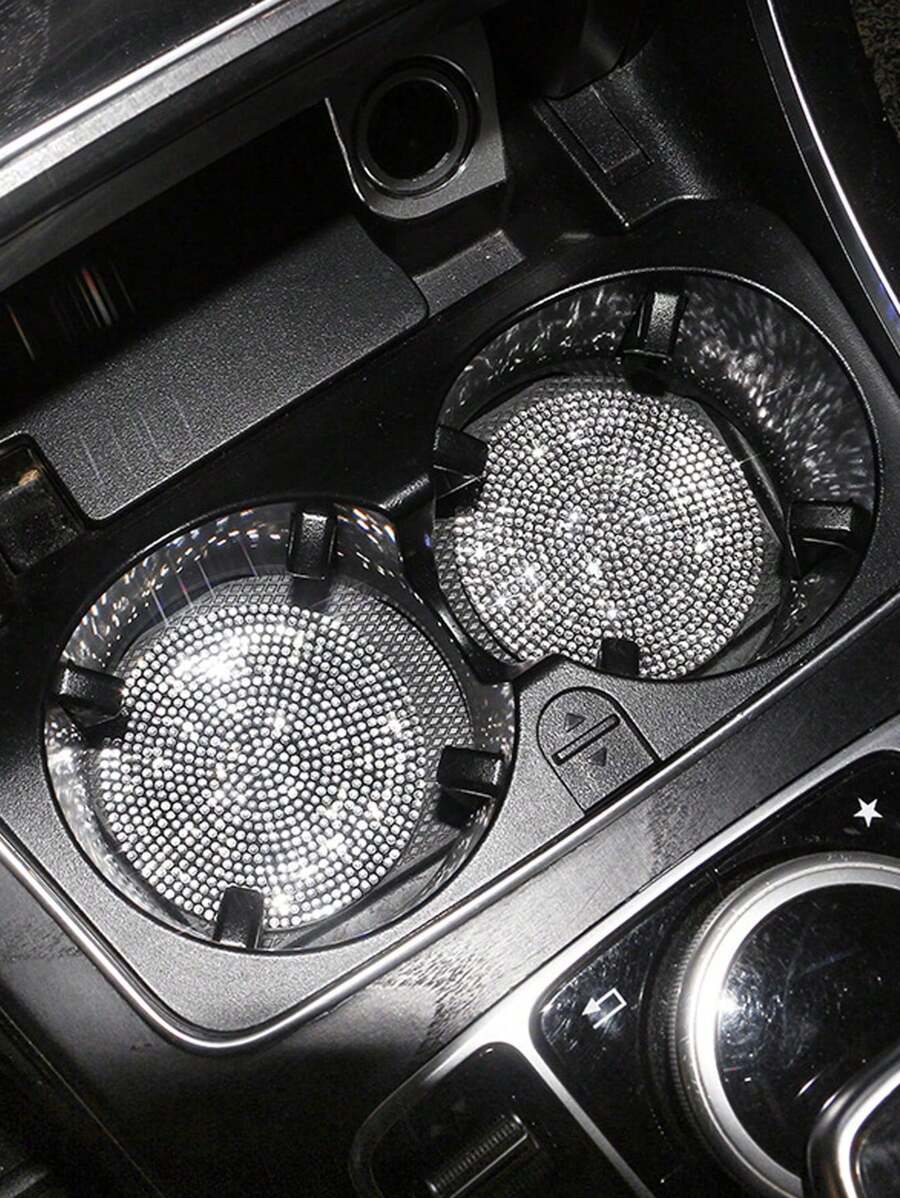 Sparkly Car Coasters
