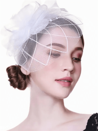 1Pc Fascinators Hats For Women Fancy Tea Party Hats 2024 Elegant 1950s Kentucky Derby Hats Hair Clip For Bride Wedding Party Birdcage Veil Headband 1920s Headpiece For Horse Race Vintage Bridgerton Fedora Beret Hats 50s Outfit Hats Black Veil For Funeral 1940s Dresses Victorian Hat Pillbox Hats Accessories For Women Girl Birthday Mother's Day Halloween Gift Valentine's Day