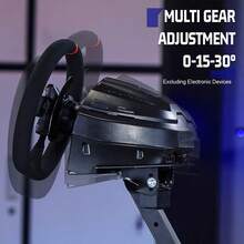 Minneer Racing Steering Wheel Stand With Racing Seat Adjustable Racing Simulator Mount For G27 G29 G920, T300 Race Car Seat, Wheel Shifter Pedals NOT Included - Red - View 5