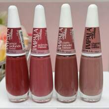 Kit 4 Esmalte Impala Tons de Nude, Amor Profundo , Admire , Compaixão e Chamego Meu Festa Junina - Rosa Bebê - Visão 1