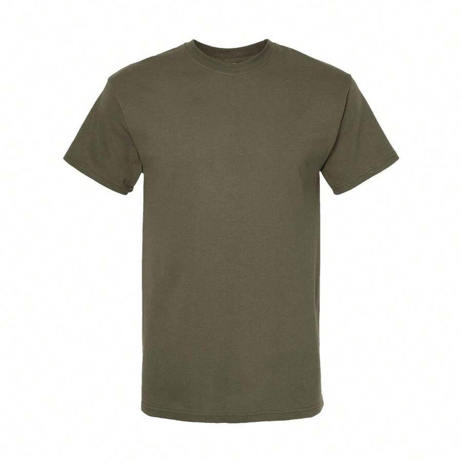 M&O Gold Soft Touch T-Shirt - (SA9440) - Army Green - View 1