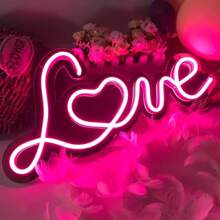 1 件装镜面霓虹灯，LED 镜面标牌，适用于卧室美容院客厅梳妆台照明墙面装饰，带开关，LED 镜面标牌，适用于卧室美容院客厅梳妆台照明墙面装饰