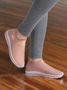 Women's Sports Shoes Comfortable For Working Out, Walking, Everyday, Flexible, Non-Slip, Easy To Put On, Breathable - 乾枯玫瑰色 - 查看 5