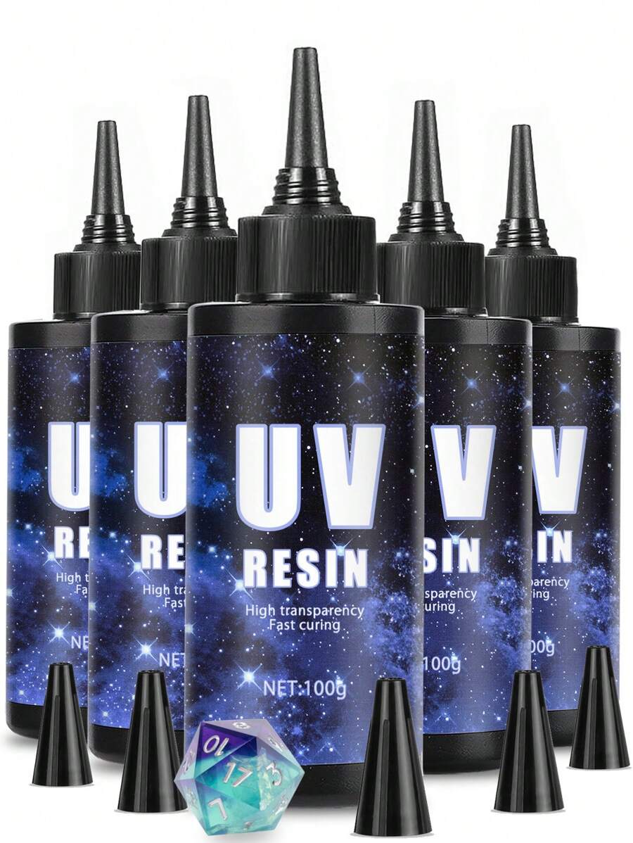 Epoxy Resin Kit For Beginners, Resin Kit With Resin Molds,100g To 500g