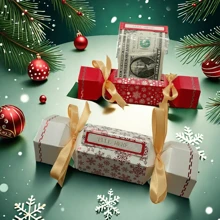 1 Stück - Weihnachts-Überraschungsgeldtasche, 2024 Überraschungsgeld-Ziehbeutel, Weihnachtsgeschenk, Weihnachtsverpackung, DIY Weihnachtsset, Bargeldgeschenktasche, Weihnachtsgeschenktasche, Weihnachtsdekoration Weihnachten Weihnachtsdekorationen Weihnachtspyjamas Weihnachtsgeschenke Weihnachtsdekoration